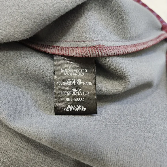 Torrid Size 3 Peplum Faux Leather Burgundy Tank Top - Picture 7 of 7